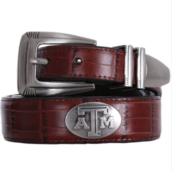 Texas A&M Leather Belt  Big & Tall size 46 - Picture 1 of 2